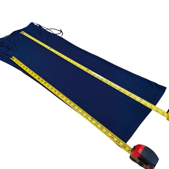 Lauren Ralph Lauren Pants Women's Wide Leg Blue Side Lace M Sailorchic Coastal - Picture 9 of 12